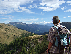 Ausblick auf Dolomiten und Sarntaler Alpen